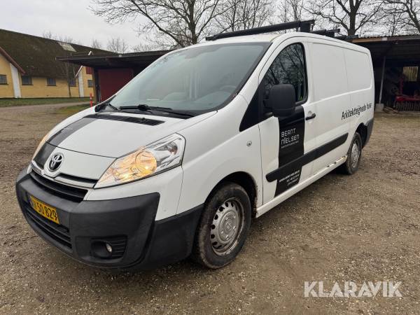 Varebil Toyota Proace 1,6d 90 hk L2h1 splitbagdør 4 dørs