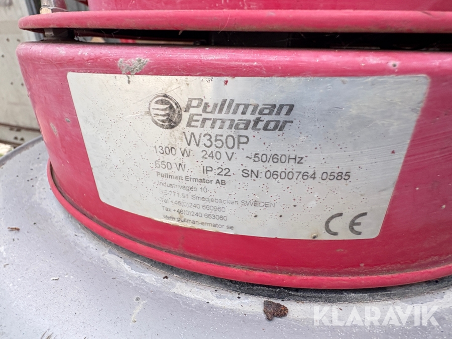 Industristøvsuger Pullman W350P