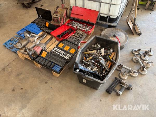 Blandet værktøj og donkraft - 1 palle
