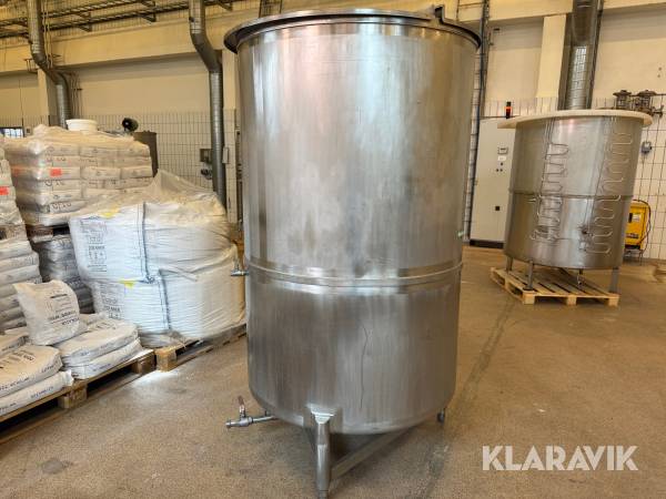 Rustfritstål tank