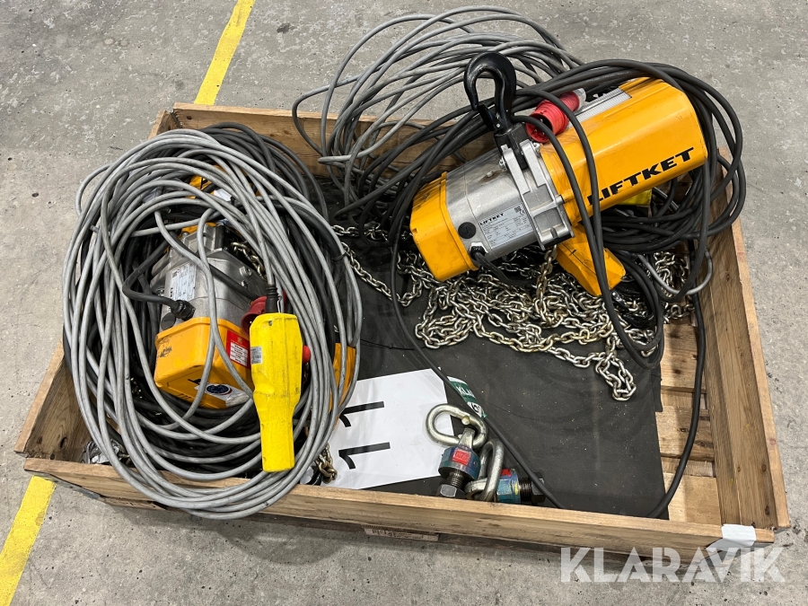 El-kædetaljer Liftket 2000kg - 2 styk