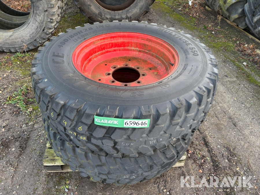 Landbrugsdæk Alliance 400/80R28 2 styk