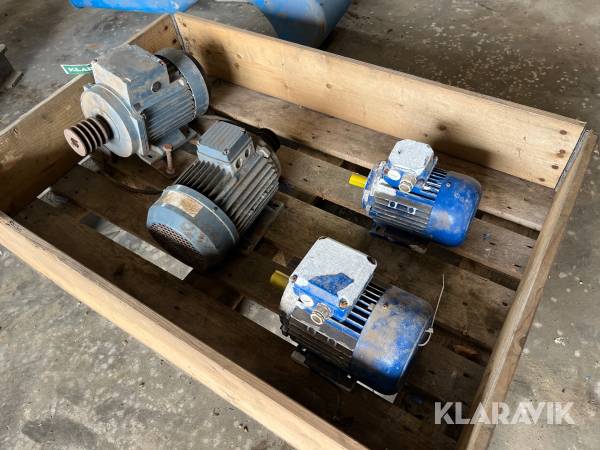 LOT: motorer ICME, parlock og trige-titan 4 styk