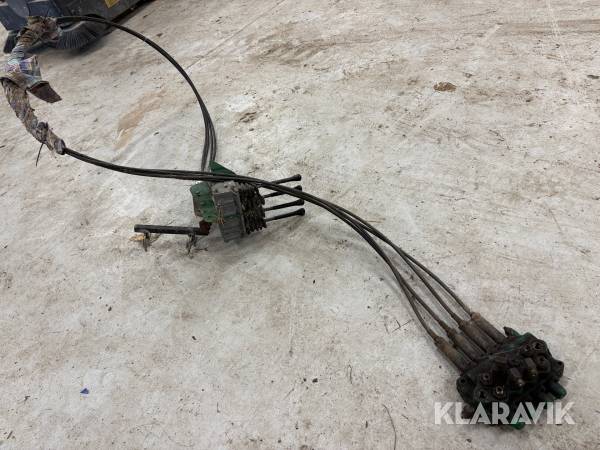 Hydraulikstyring til fra hegnsklipper