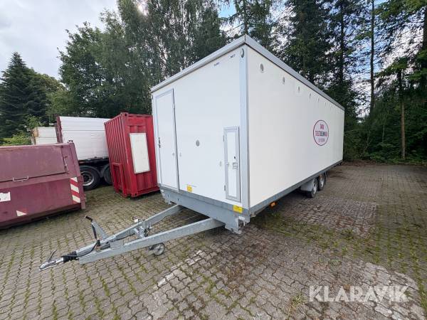 Toilet trailer med 10 toilletter Eurowagon 2052-73