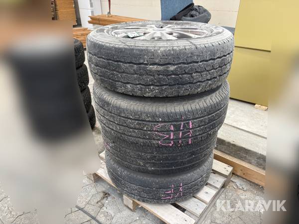 Dæk & fælge Firestone & Continental 4 styk