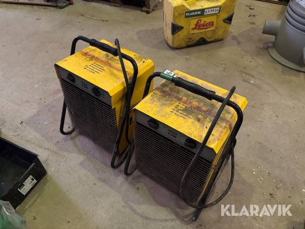 Varmeblæser Rapitor 9 kW DT-931026 2 stk