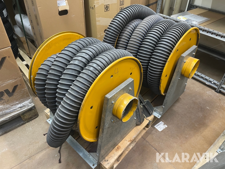 Slange ruller til udstødnings gas Geovent 2 styk