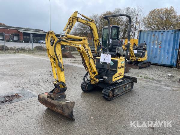 Minigraver Newholland E10SR med skovle