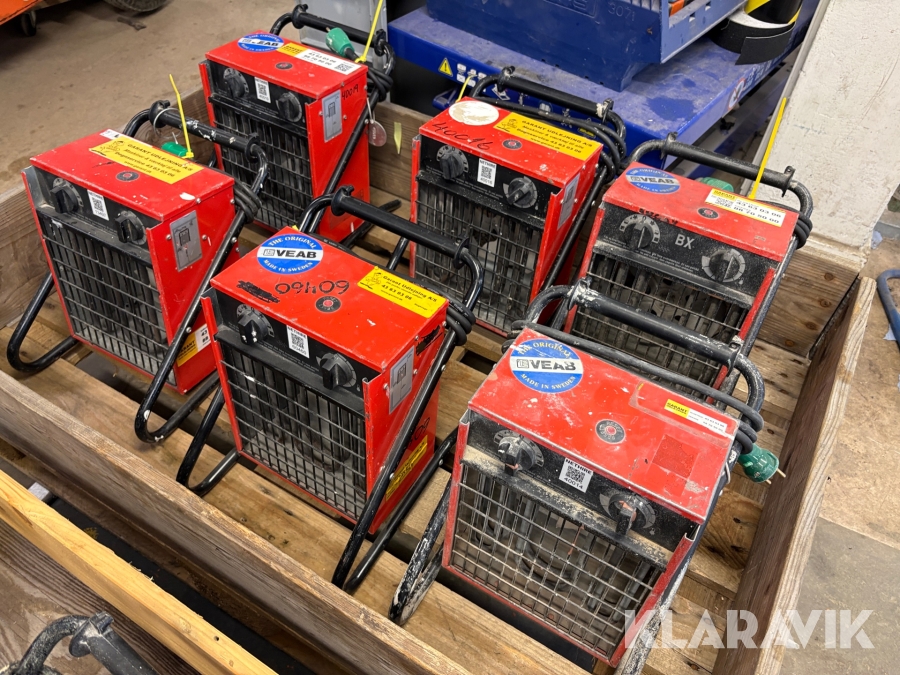 Varmeblæser Veab BX2 - 6 styk