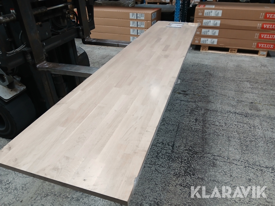 Egetræ bordplade massiv