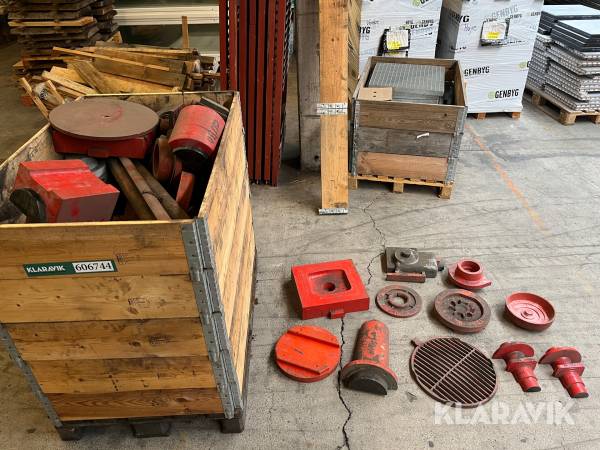 Støbeforme Holbæk Jernstøberi 1 Palle blandet