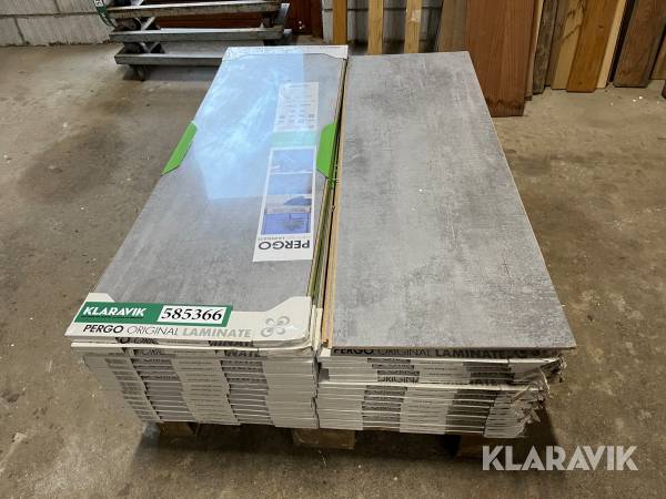 Laminat klik-gulv Pergo 1224x408x8 mm 16 + 15 kvm