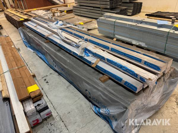 Hvideprofil planker 5” UTV 25x125mm