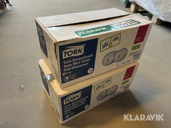 Toiletpapirdispenser Tork Twin Mini - 2 styk