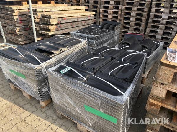 Tagsten Monier Sort 160 styk