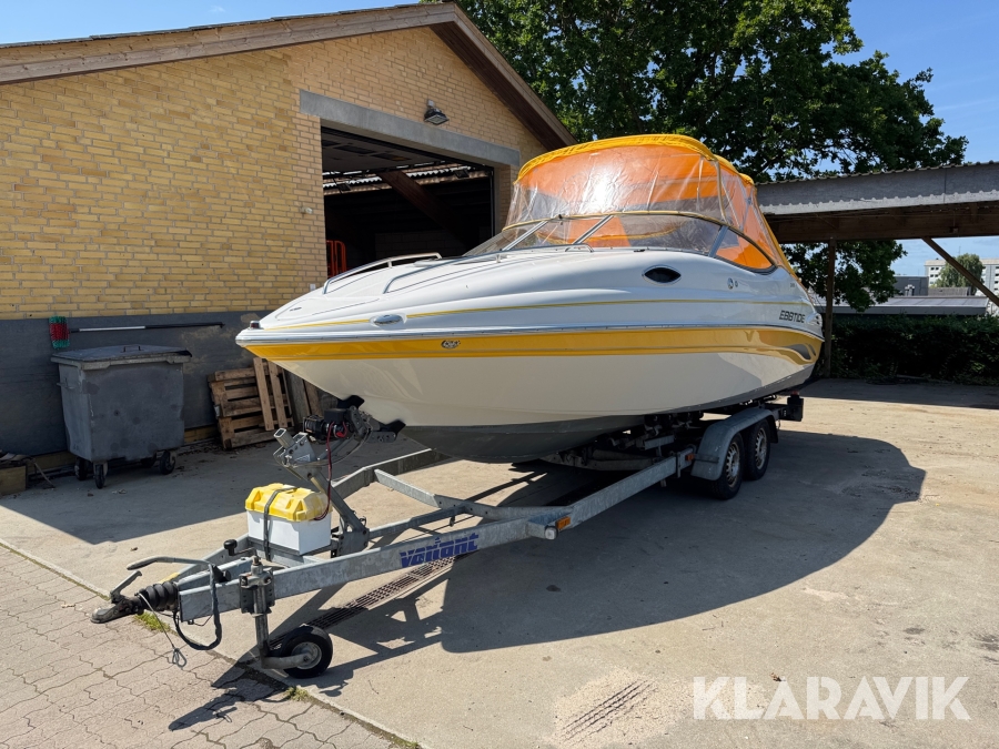 Båd med trailer Ebbtide Cuddycabin 2100