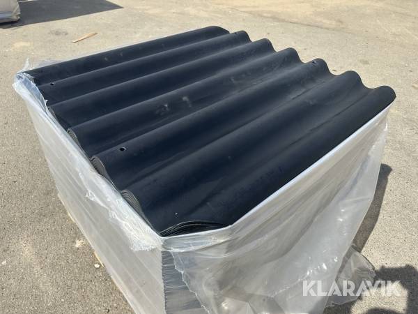 Bølgeplade Euronit 700T HJ/HU Sort - 150 styks