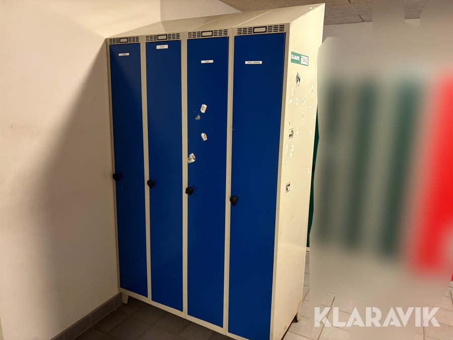 Omklædningsskabe 2 styk