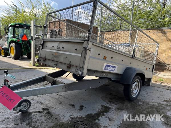 Vippe Trailer Variant 750kg med højt gitter