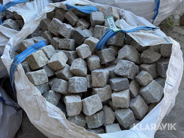 Chaussesten Portugiser Granit inklusiv Big Bag