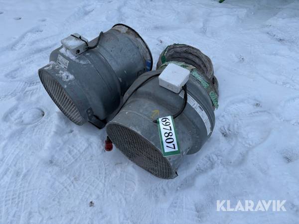 Ventilatorer Salda og Lindab 315 LD 3.0 og CK315 C CBU