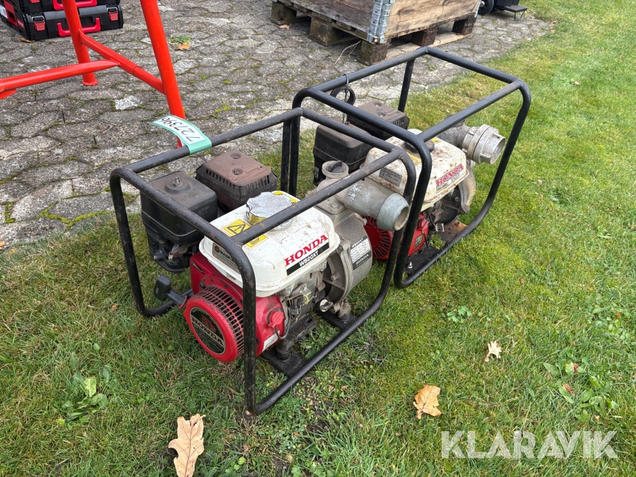Benzindrevne vandpumper Honda