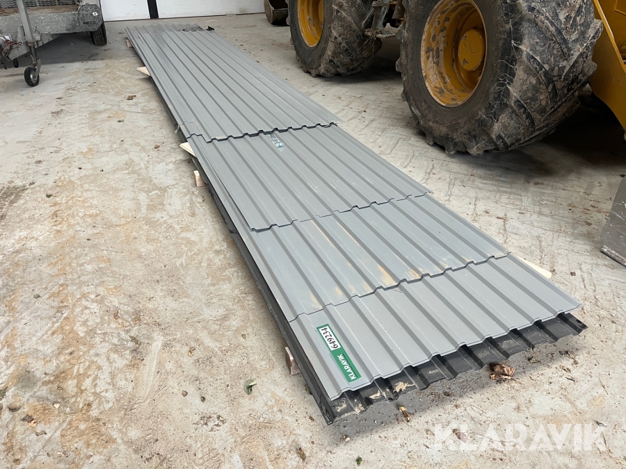 Facade/tagplader sorte - 15 styk