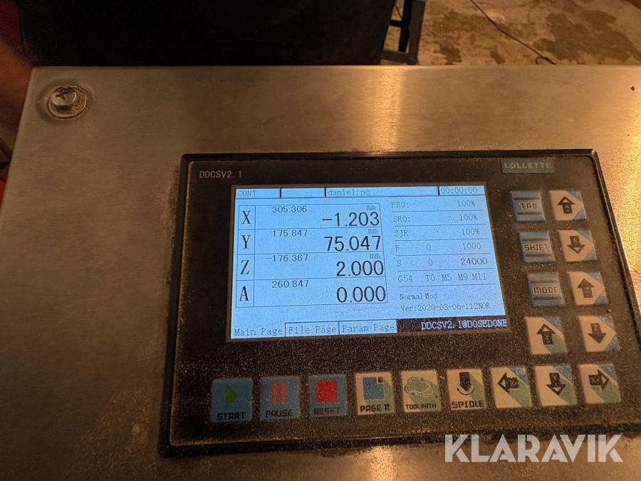 Cnc fræser Shandong Lt6030