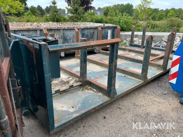 Containerlad med åben karrose