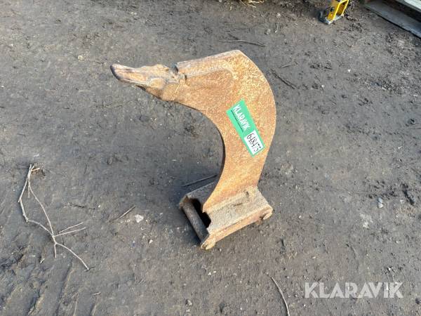 Rippertand/grubtand til gravemaskine