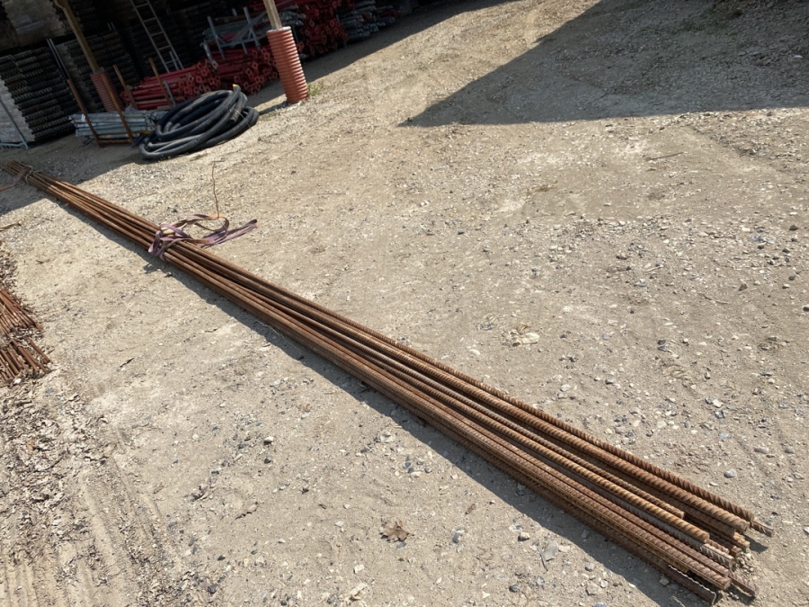 Tentorstål. 12m diameter 25mm