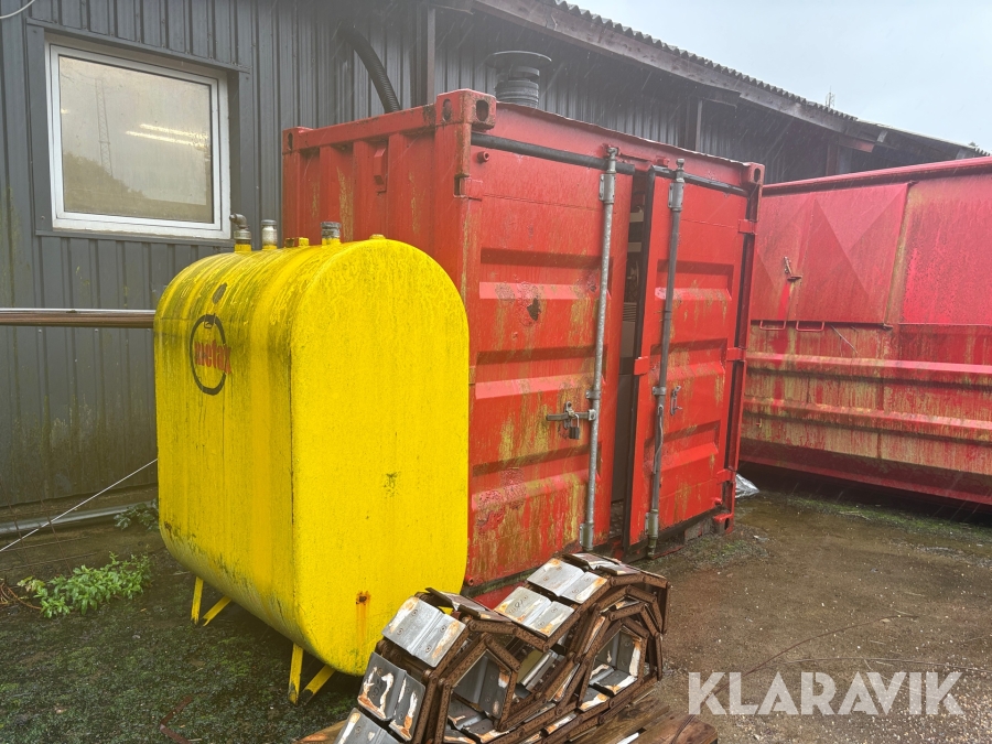 Oliefyr container Riello