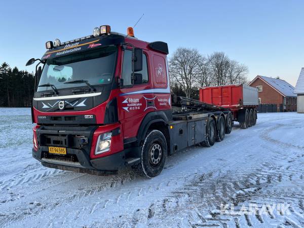 Lastbil Volvo FmX 500 4 akslet tandemtrækker med automatløft