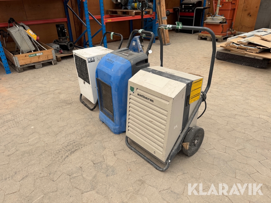 Affugtere Dantherm,Remko, CDT35 - ETF400 3 styk