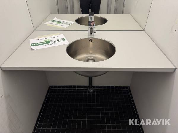 Bordplade med håndvask