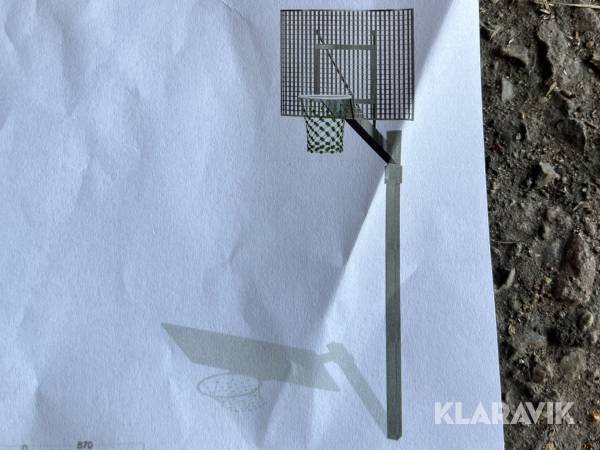Basketballstativ metal - 2 styk