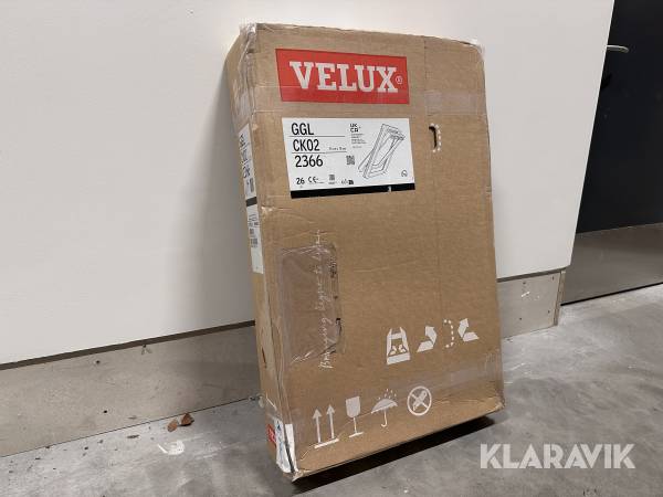 Velux vippevindue hvidmalet BLANK ZINK Velux GGL CK02 2366