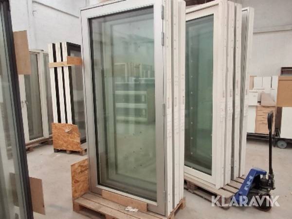 Terrassedøre træ/alu 10 styk