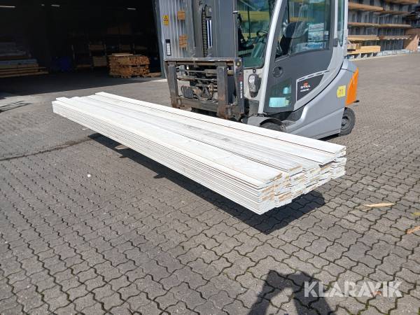 Isowood over stern hvid grundmalet 41 styk