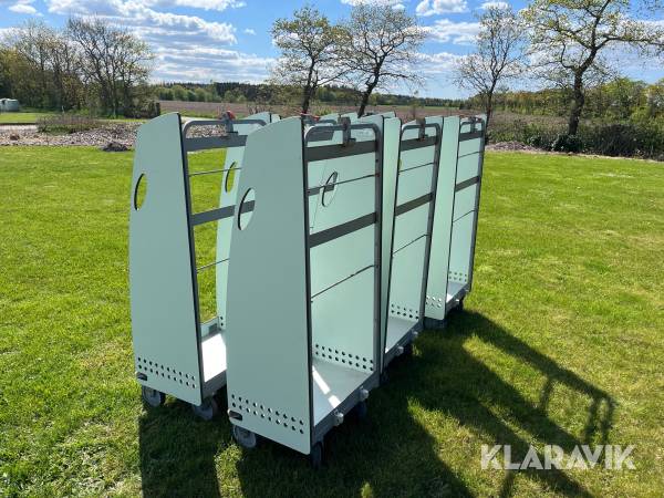 Trællevogn 6 stk S. Berendsen AB A50C