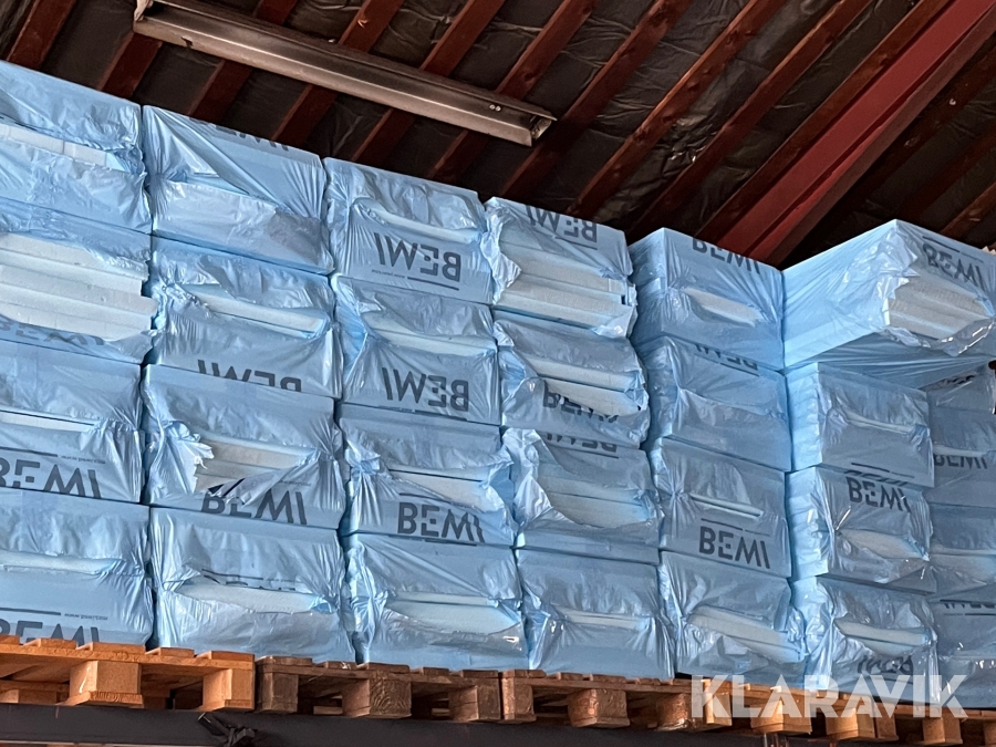 Isolering BEWi XPS 300 foam SL 100 mm 585 x 1185 cm 135 kvadratmeter