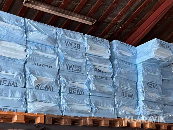 Isolering BEWi XPS 300 foam SL 100 mm 585 x 1185 cm 135 kvadratmeter