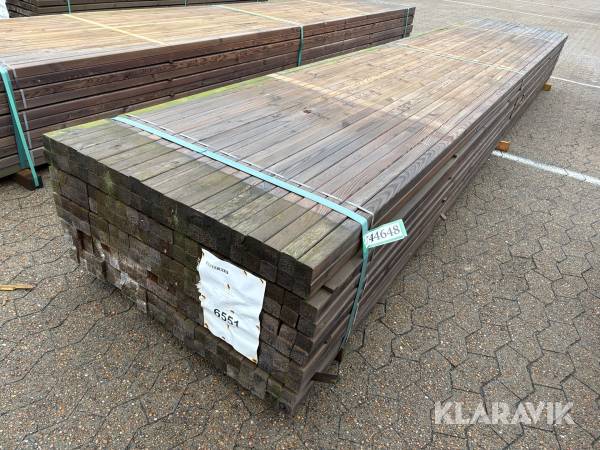 Trykimprægneret reglar - 220 styk