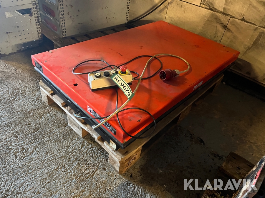 Hydraulisk hæve/sænke bord 500 kg
