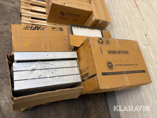 Filtre til ventilationsanlæg AFi assorteret størrelser