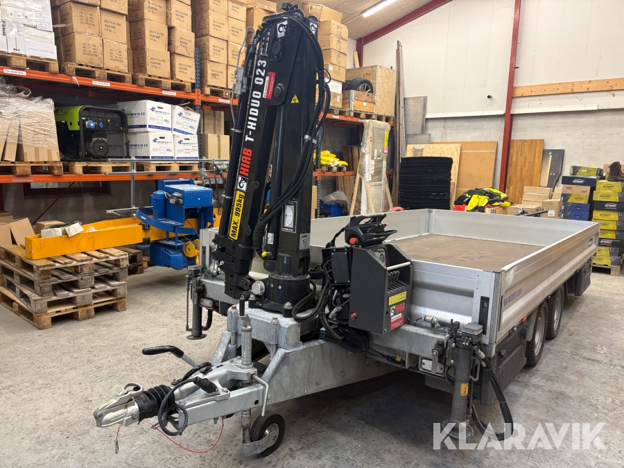 Trailer med kran Variant 3521X4 - 2023