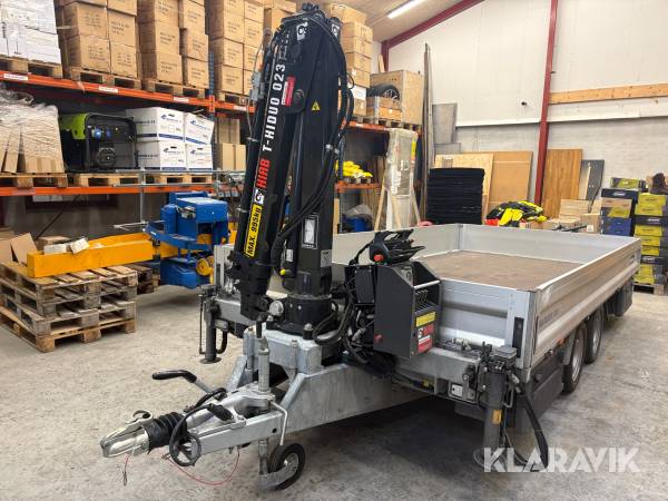 Trailer med kran Variant 3521X4 - 2023