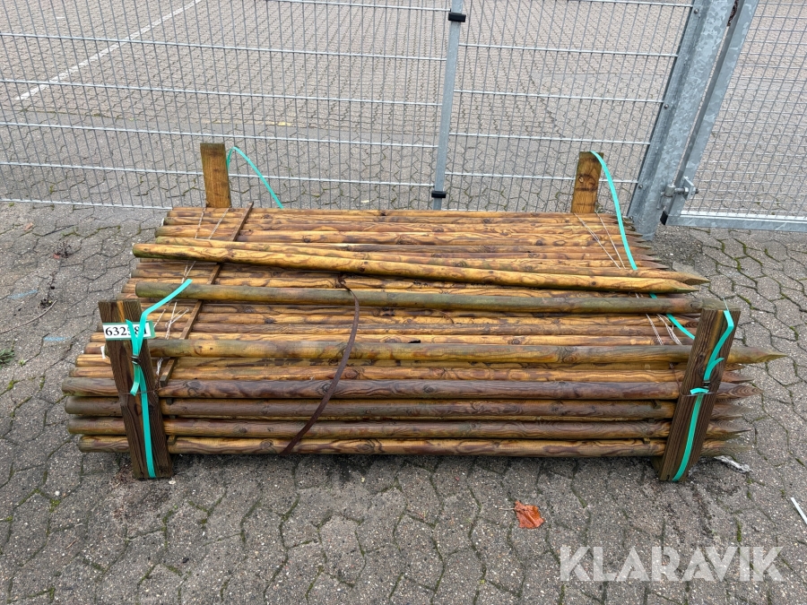 Hegnspæl 5 X 200 cm trykimprægneret