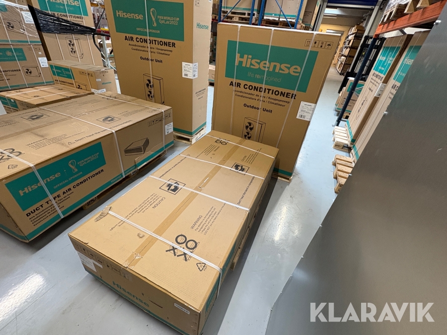 Aircondition Hisense - 1 Indedel og 1 udedel